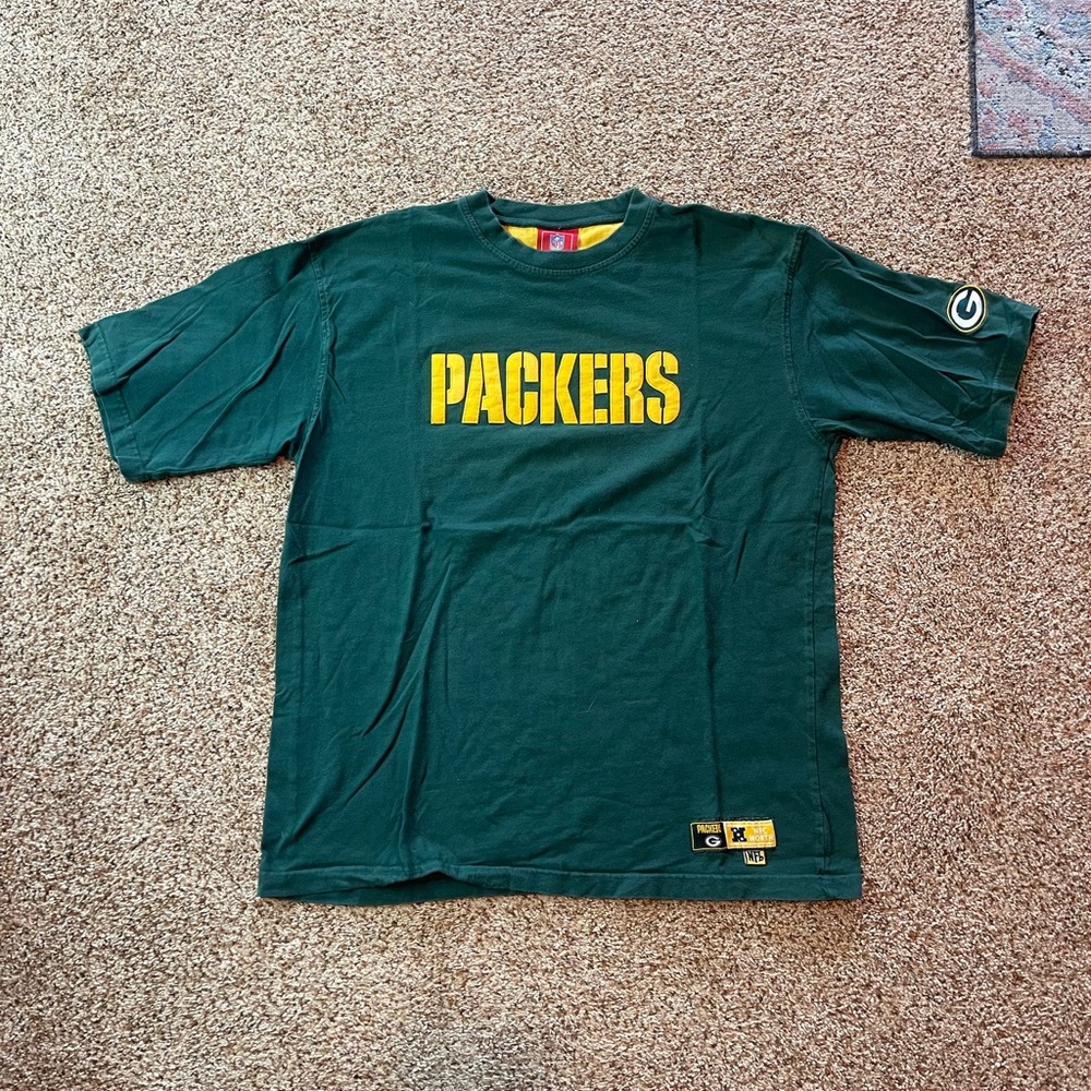 NFL Packers Green and Yellow Jersey